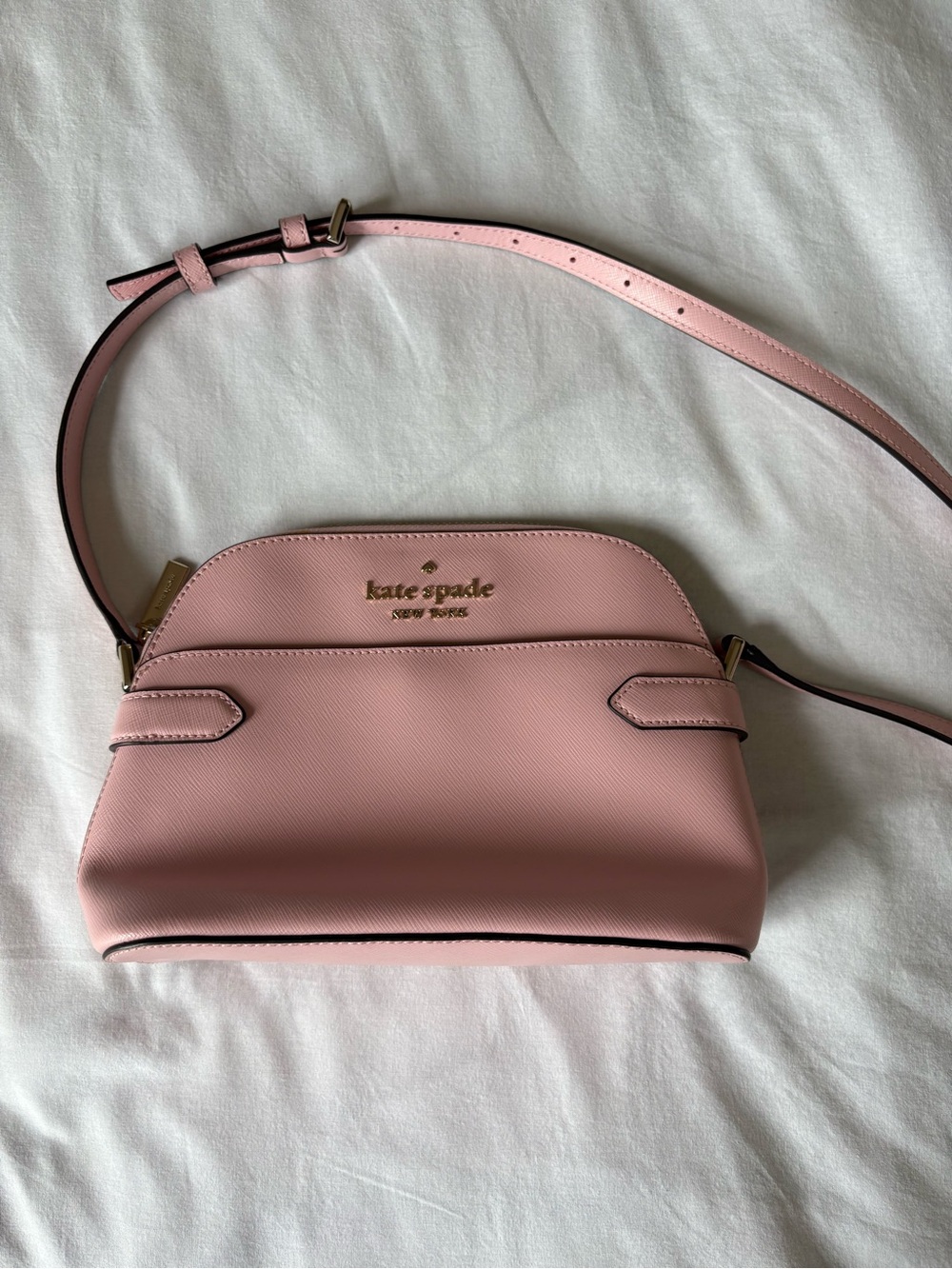 Kate Spade Staci Dome Crossbody Light Crepe Pink Purse